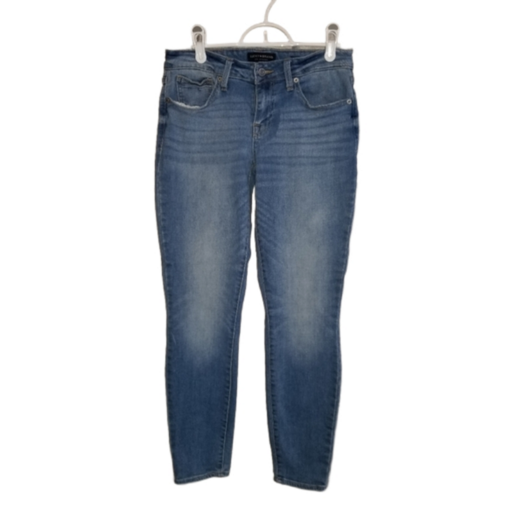 Lucky Brand Low Rise Lolita Skinny Blue Jeans Label Reads Size 6x28*